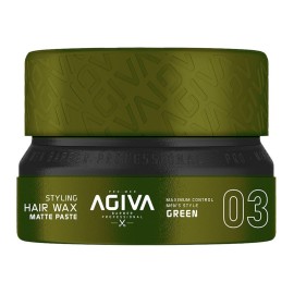 AGIVA HAIR STYLING HAIR WAX MATTE PASTE GREEN 03 155ML NUEVO FORMATO