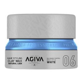 AGIVA HAIR STYLING CLAY WAX NATURAL LOOK WHITE 06 155ML NUEVO FORMATO