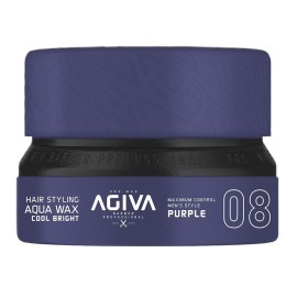 AGIVA HAIR STYLING AQUA WAX COOL BRIGHT PURPLE 08 155ML NUEVO FORMATO