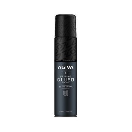 AGIVA STYLING GLUED HAIR SPRAY EXTRA STRONG BLACK 400ML